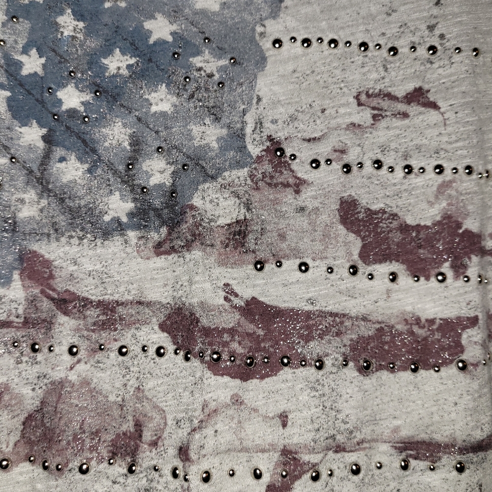 Womens American flag shrt